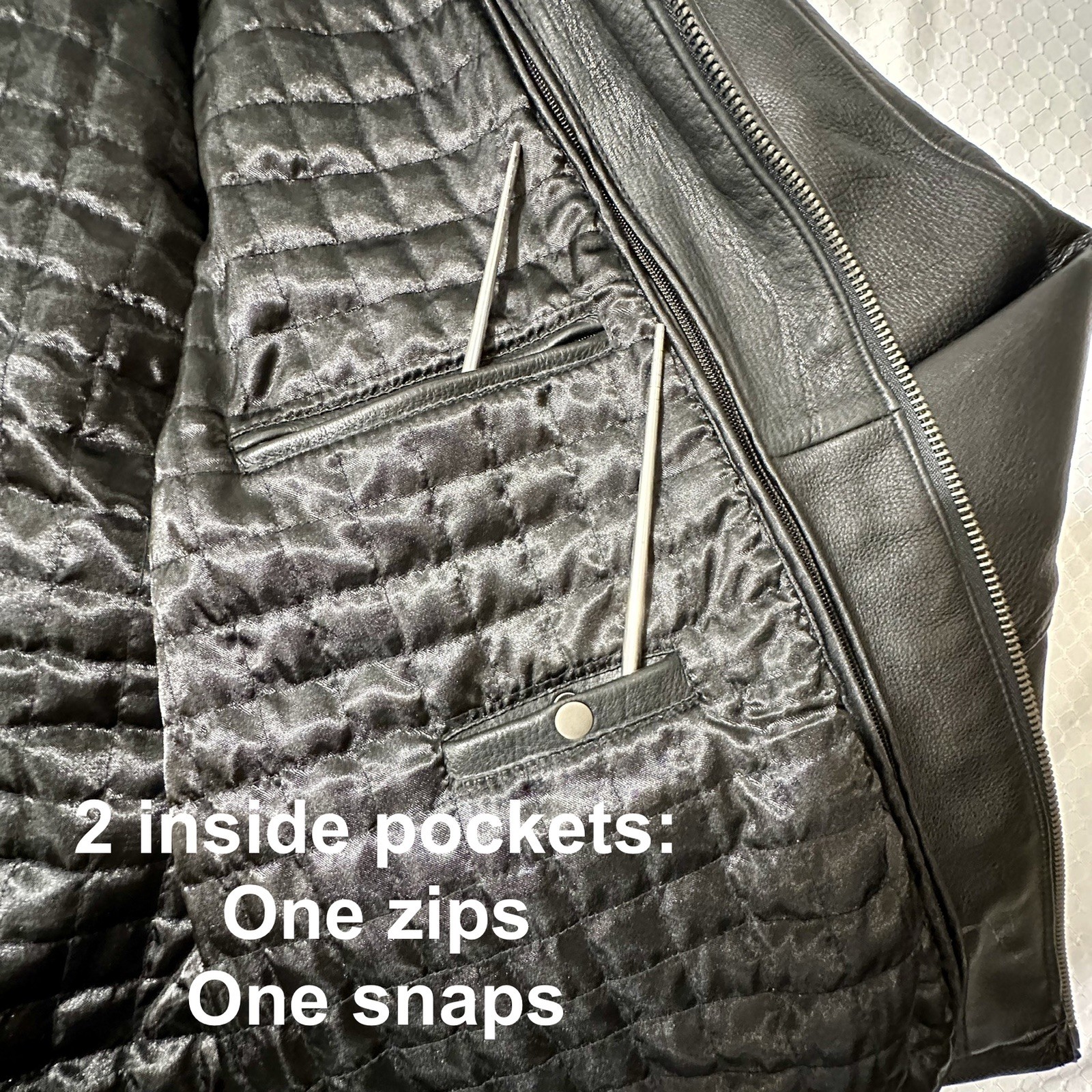 Pittsburgh Penguins Wilsons Leather Zip Jacket, Men’s XXL, Thinsulate Insulated