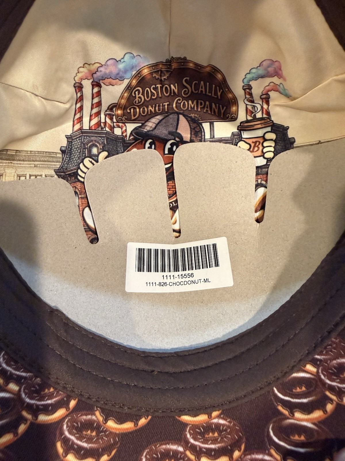 Boston Scally Co. The Donut – Chocolate Frosted Edition- M/L Cap w/Pin & Bag