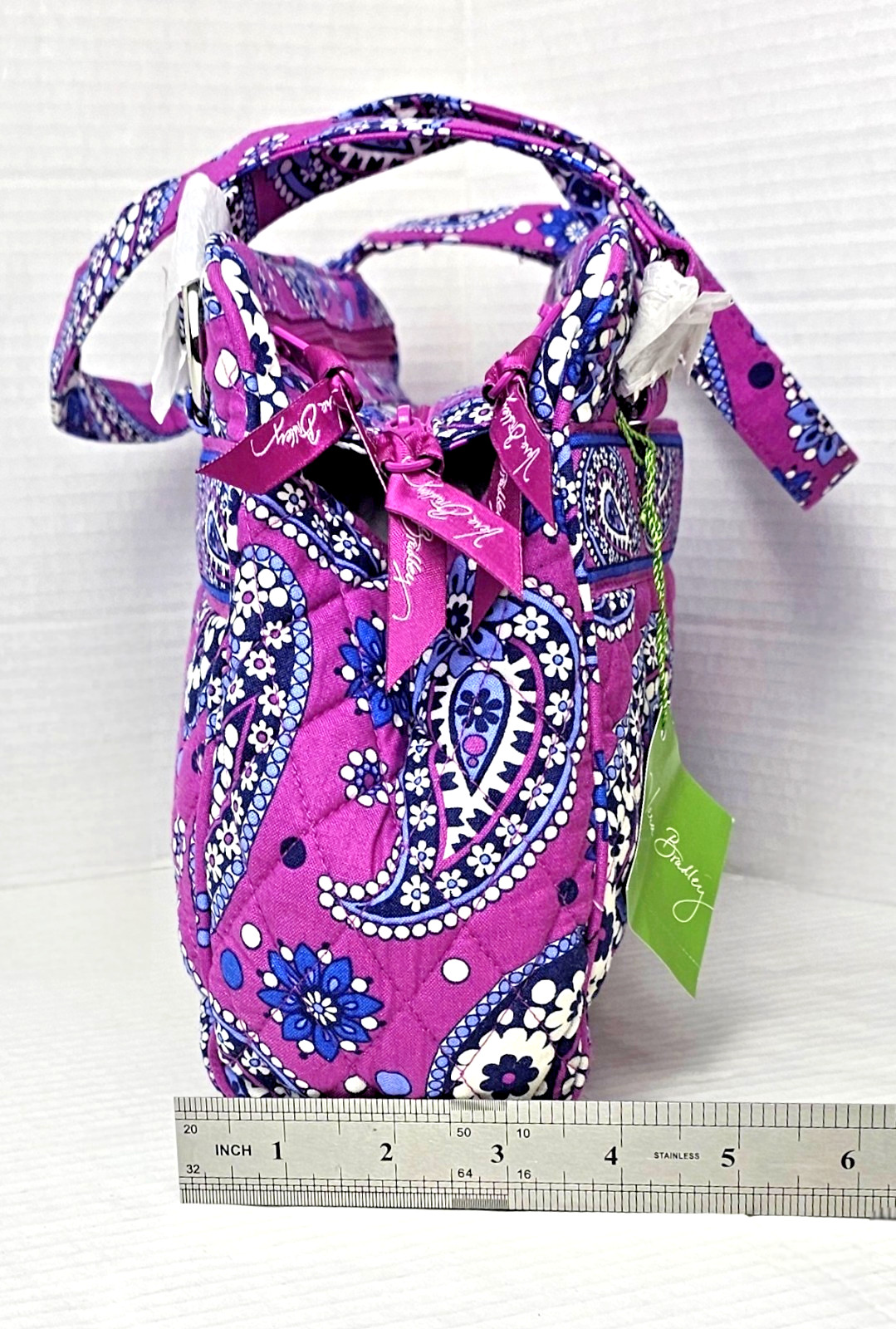 Vera Bradley Whitney Shoulder Bag in Cotton Boysenberry