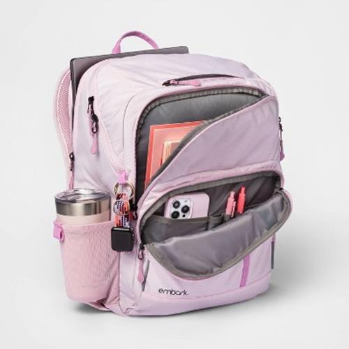 LOT of 10 Top-load 17″ Backpack Pink – Embark