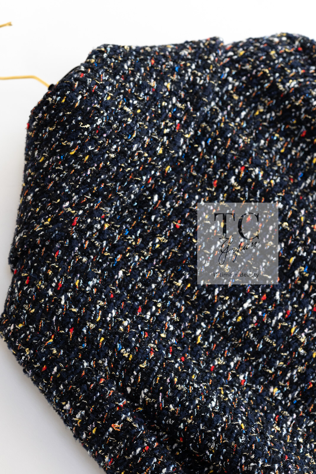 $4.8K CHANEL 15A Black Multicolor Cotton Zipper Fantasy Tweed Jacket 40 US8