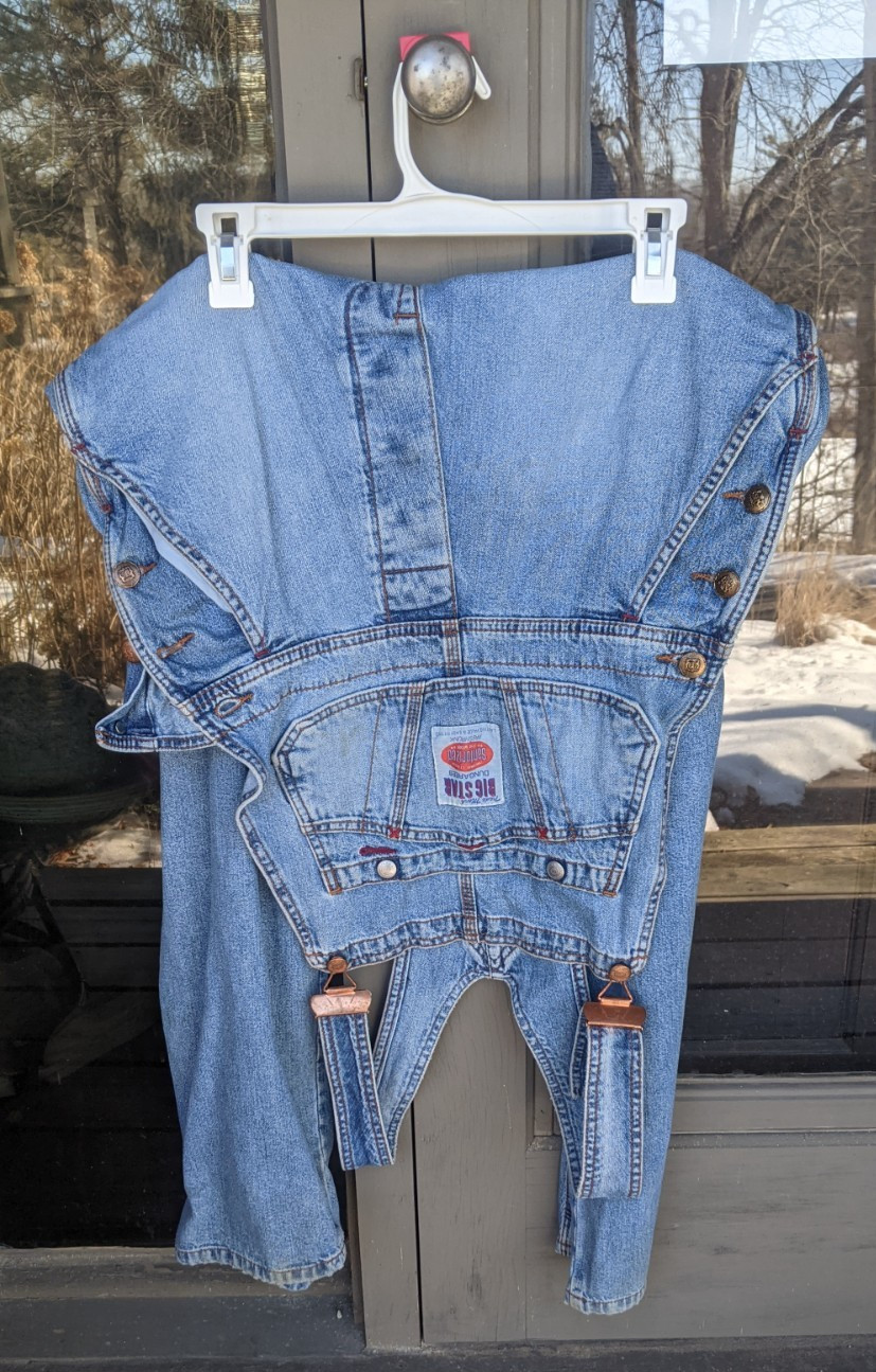 Vintage 90’s Big Star Adjustable Denim Overalls Dungarees Women’s Unisex M