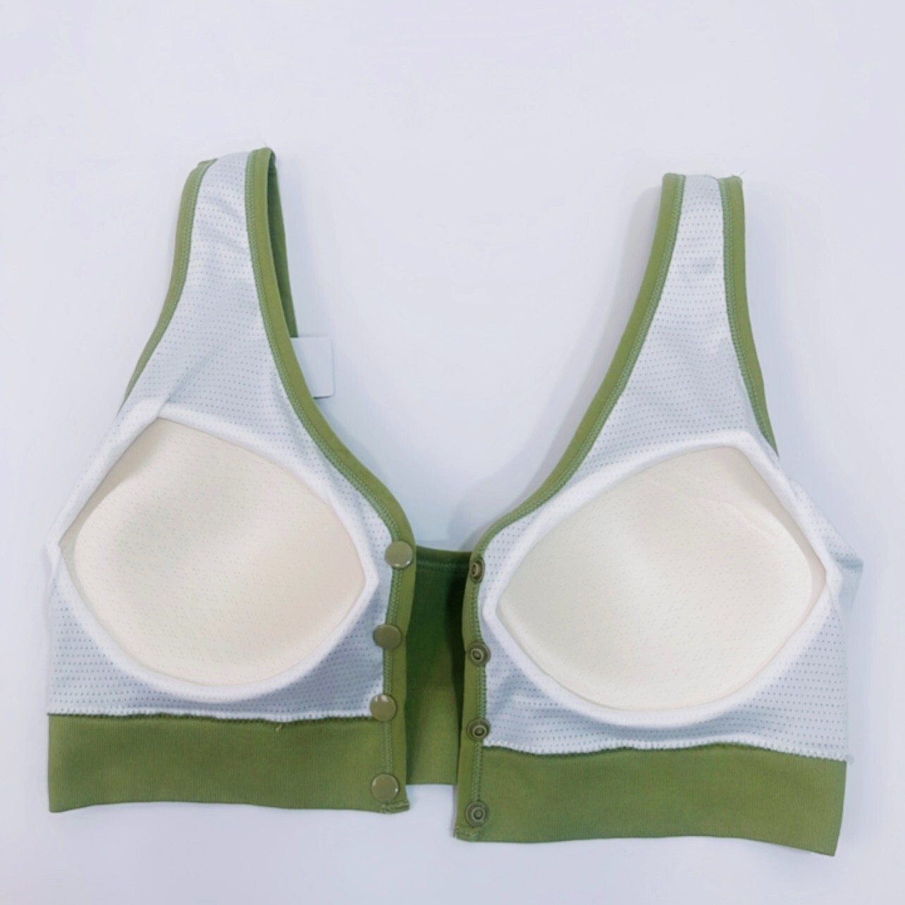 6Pk Sport Bras Seamless Wire Free open front Support Tank Sports Yoga Sleep Bra