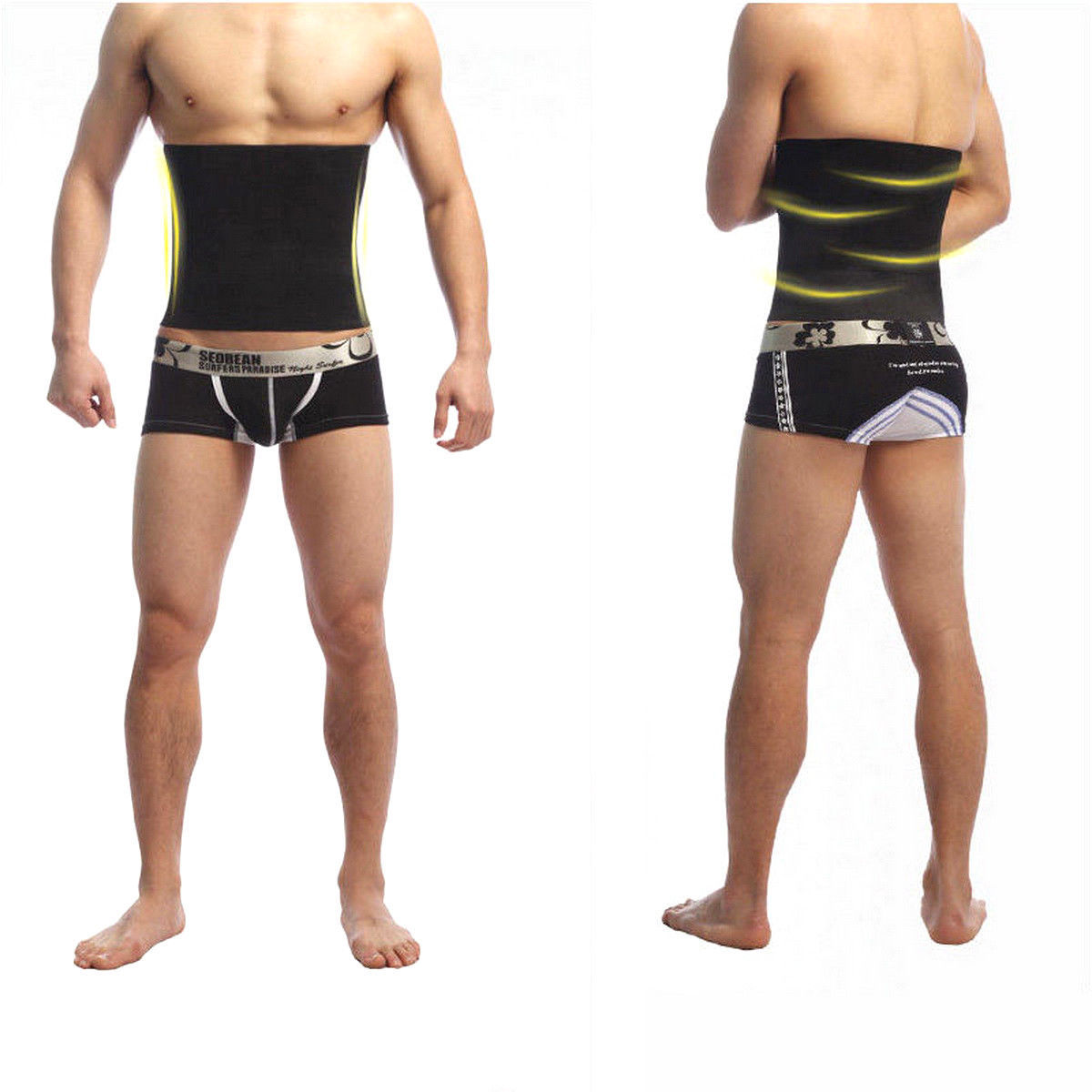Men’s Waist Trimmer Belt Comfortable Abdomen Supports Tummy Control Body Shaper