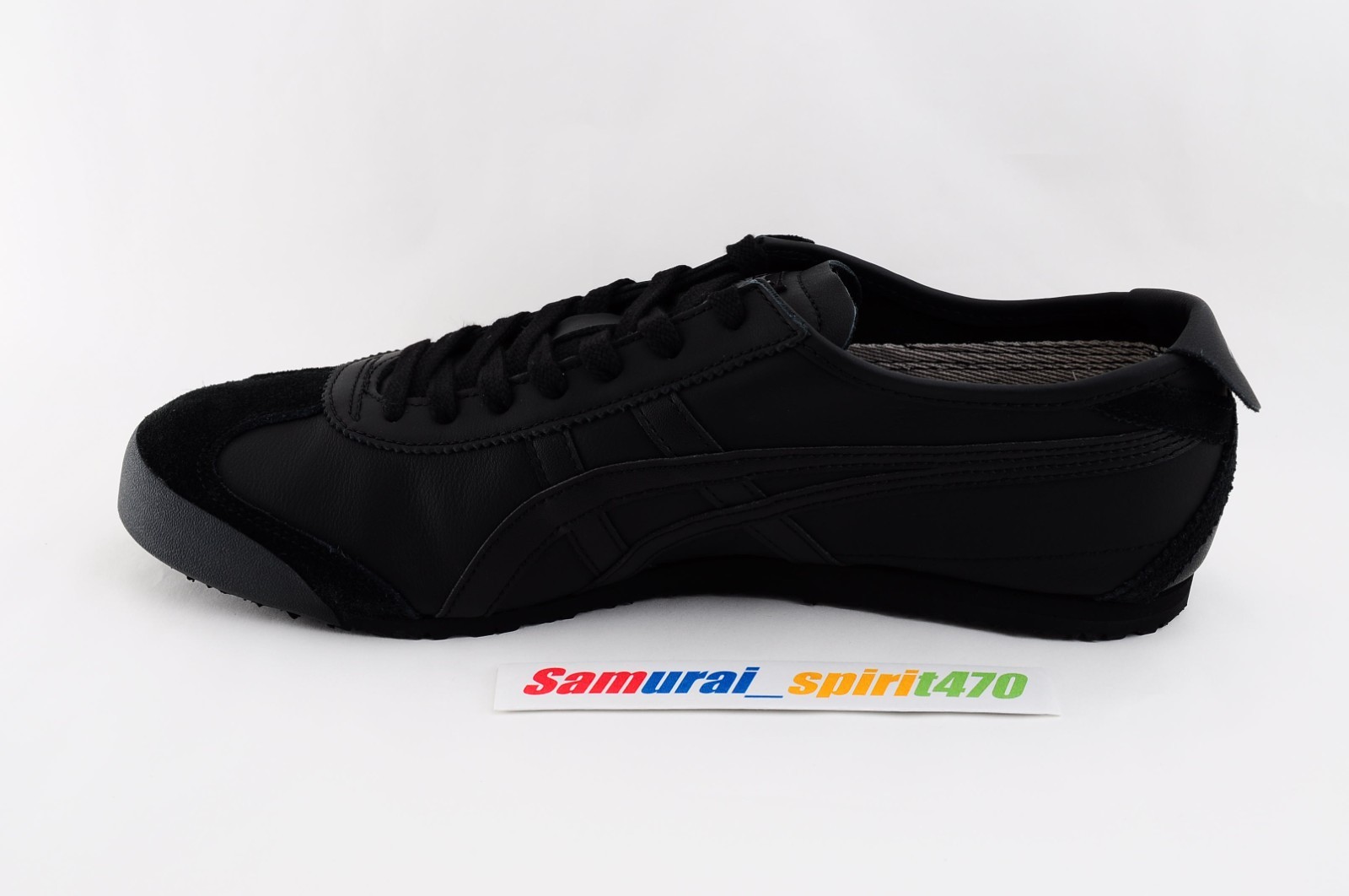 Onitsuka Tiger Genuine MEXICO 66 1183C102 BLACK /BLACK US Buyer No Import duties