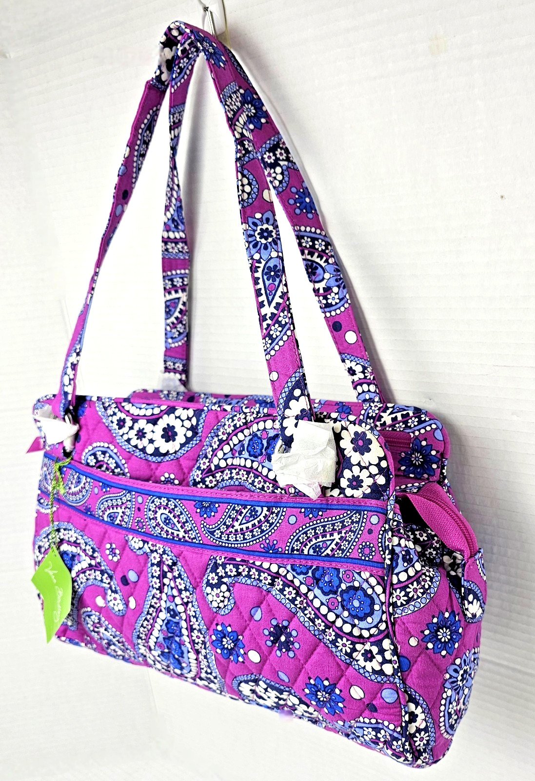 Vera Bradley Whitney Shoulder Bag in Cotton Boysenberry