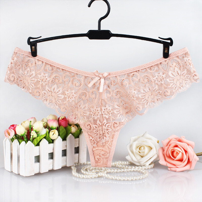 6 Packs Lot Womens Sexy Lace Panties Thongs G-String Briefs Lingeries Underwear
