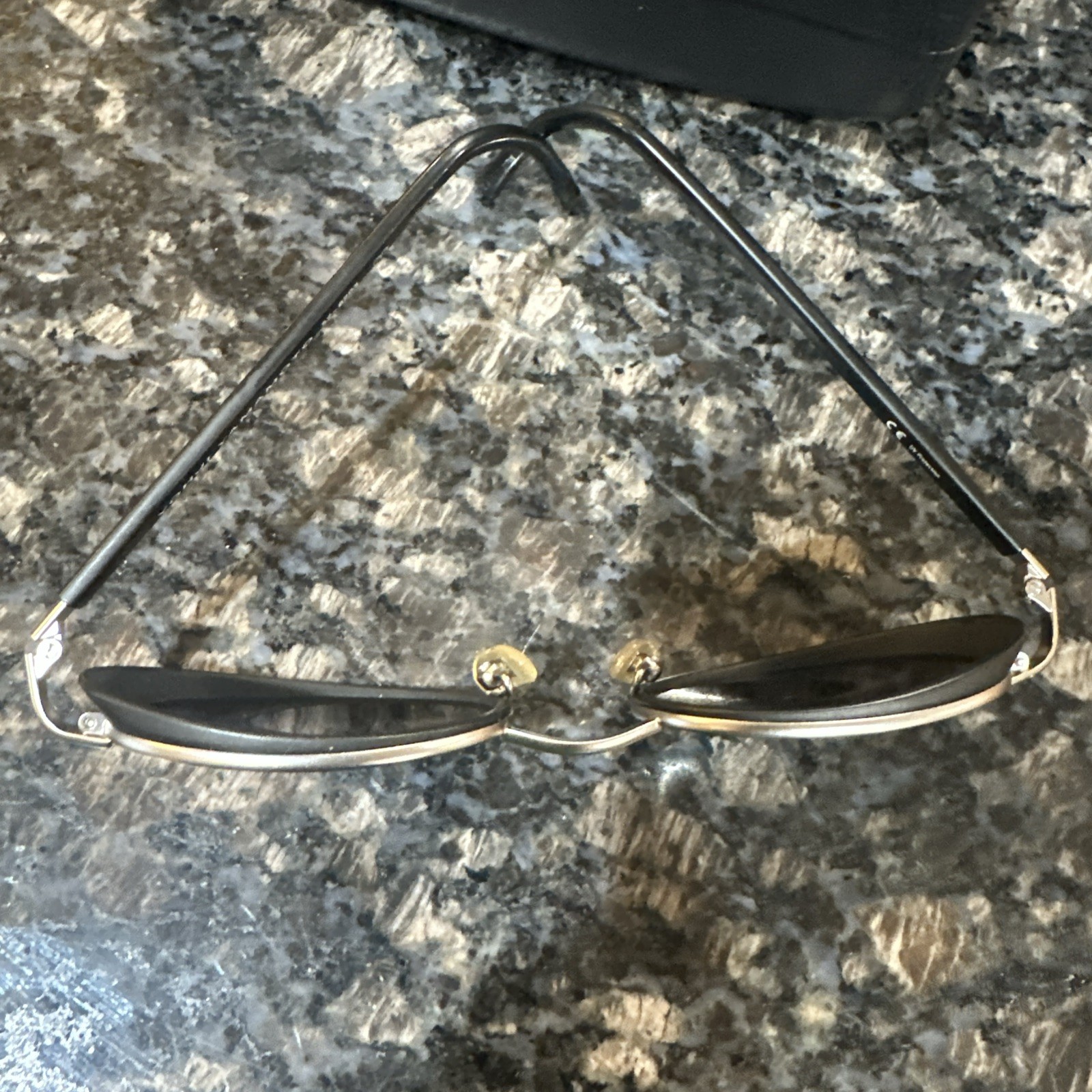90s Yohji Yamamoto Men’s Oval Sunglasses – Metal Frame 52-6203 – Japan