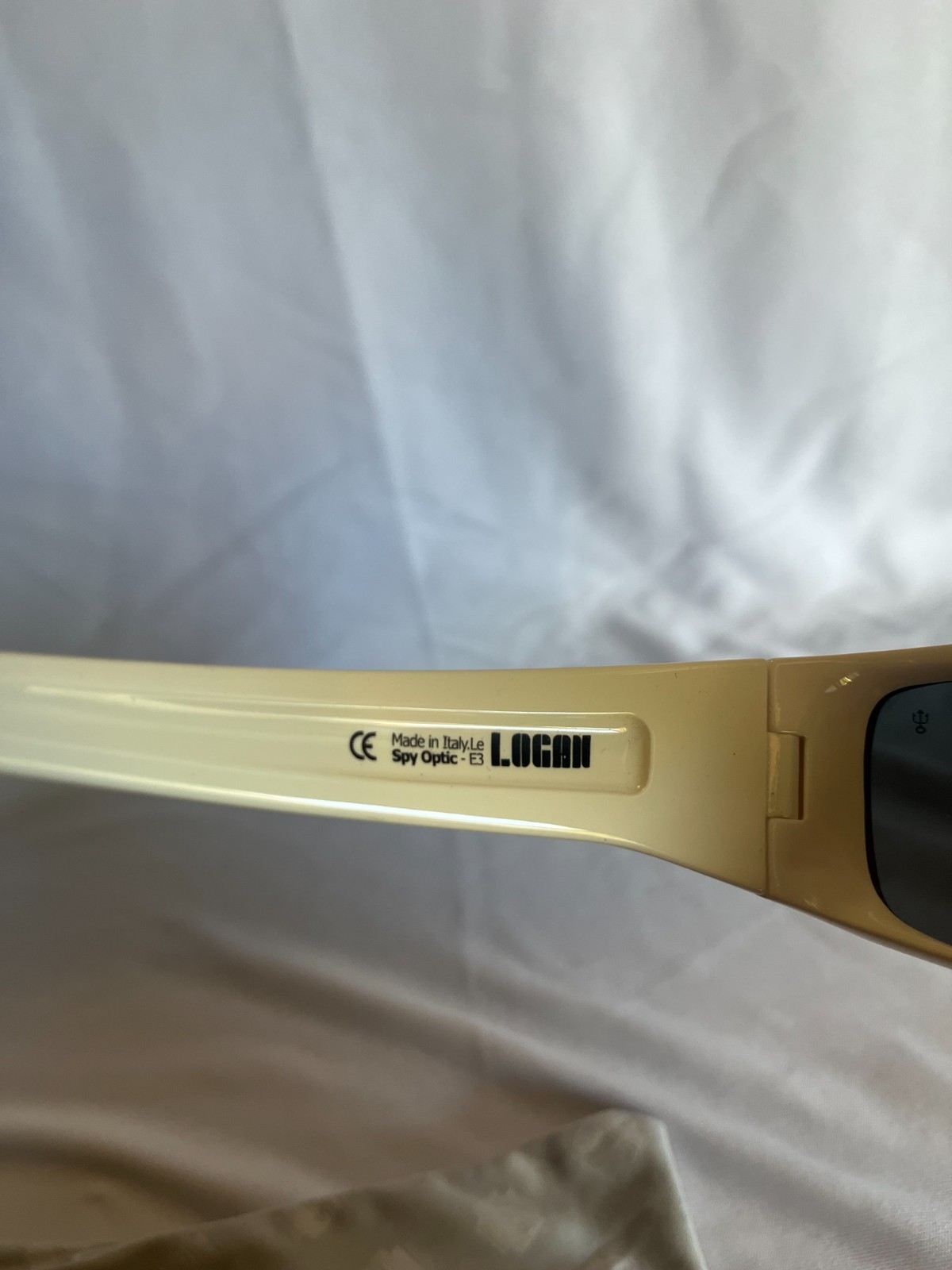 White Logan Spy optic Sunglassses