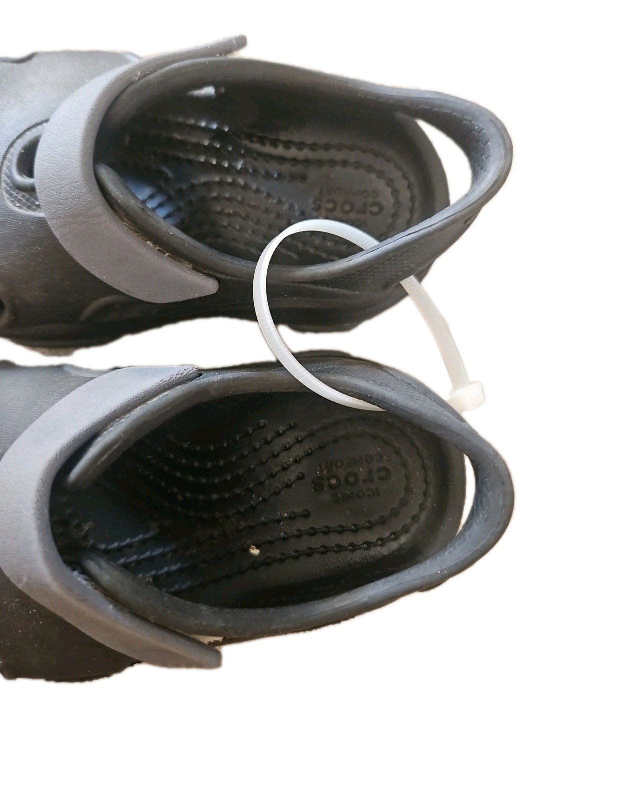 Crocs Black Classic All-Terrain Toddler Boys’ Clogs C7 Durable Slip-On Clog C7