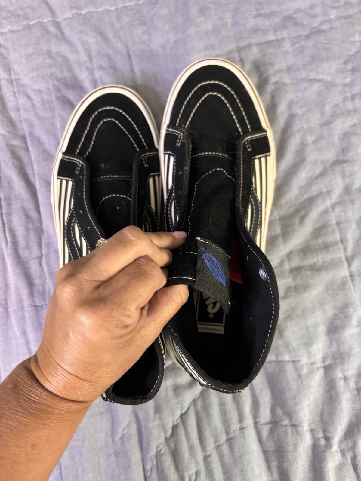 VANS Breana Geering Sk8-Hi Skateboarding High Top Lace-Up Sneakers
