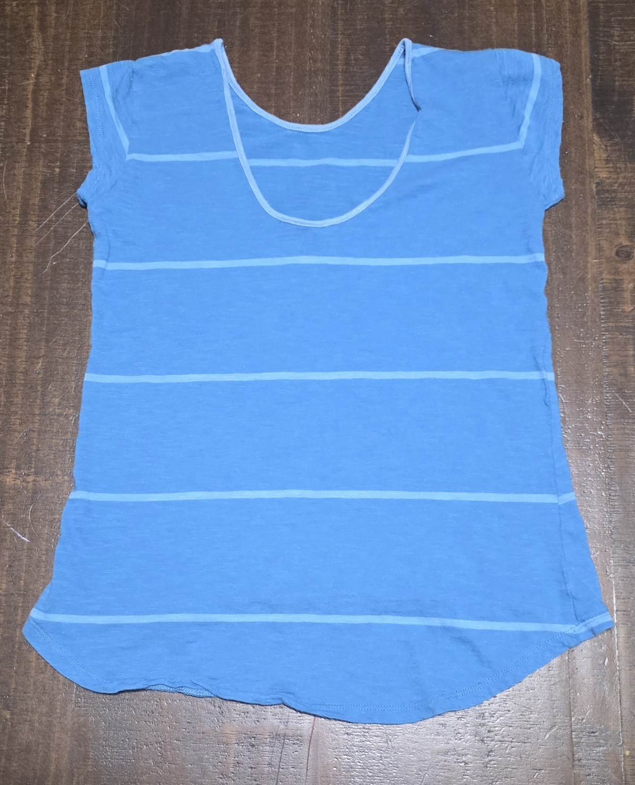 Calvin Klein Jeans Women’s Striped Scoop Neck T-Shirt Size S