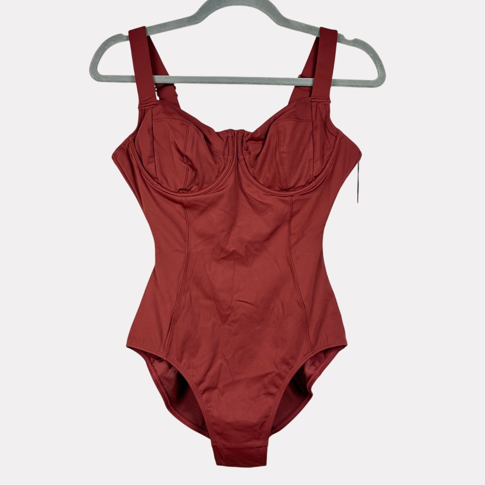 TA3 Lifty Copper Moderate Coverage One Piece Swimsuit Women Small Reg/Long D/DD