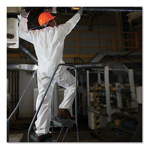 3 Lightweight Disposable Cleaning Spraying Painting Hazmat Bunny Suits Coveralls