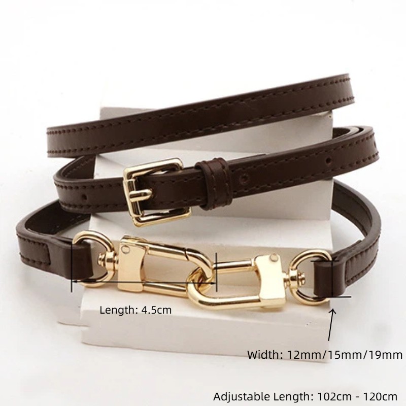 100% Genuine Leather Bag Strap for Metis Bags Shoulder Straps Adjustable