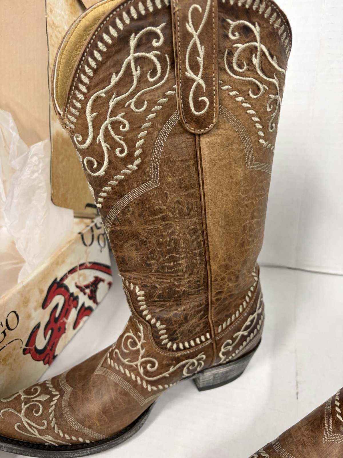 Old Gringo Yippee Ki Yay womens COWBOY BOOTS SINTRA 13″ 7.5 NEW SEE DESCRIPTION