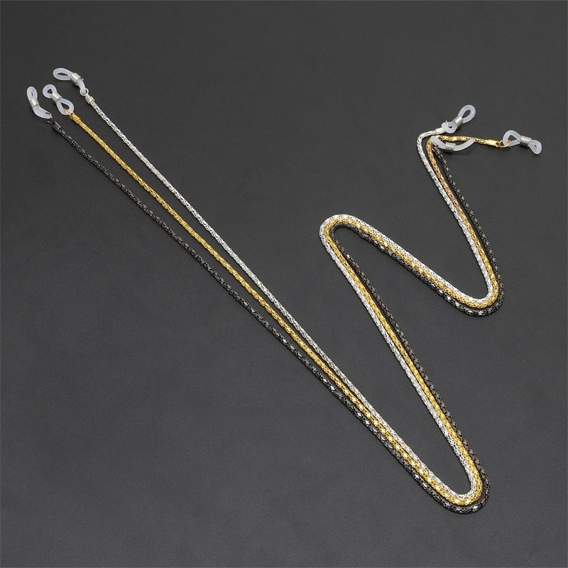 Hollow Chain Chain Glasses Metal Glasses Walking Accessories Color Optional