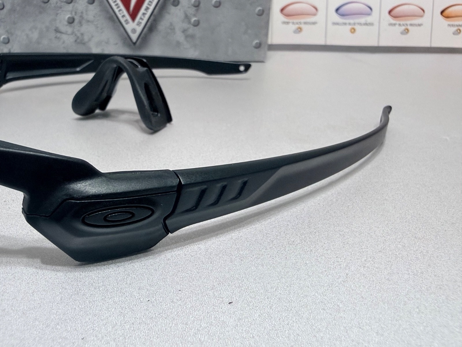 Oakley SI M Frame Alpha Matte Black Frame & Nose piece / SKU# 9206 132mm NIB