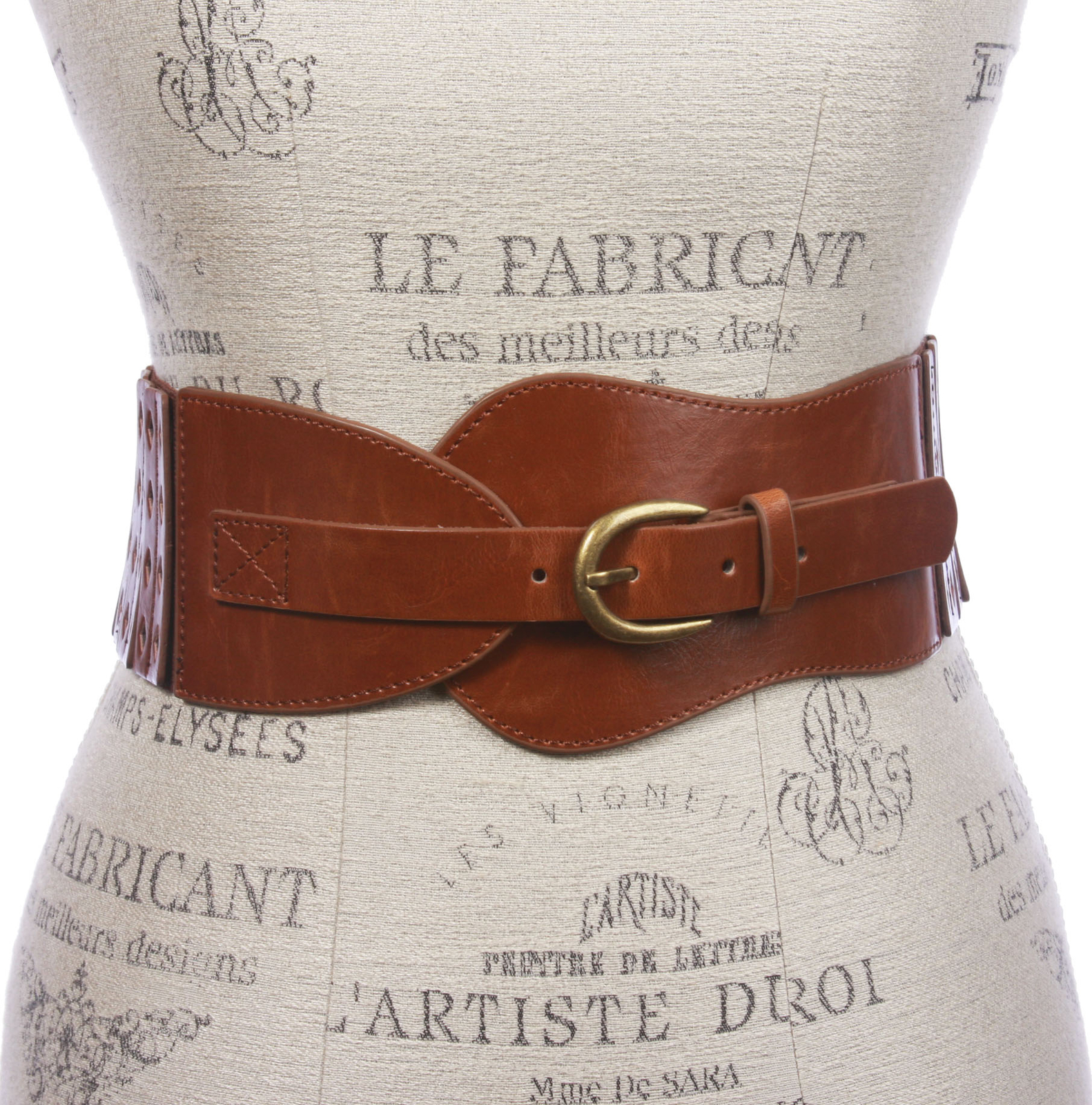 Women’s 3″ Wide High Waist Fashion Stretch Belt
