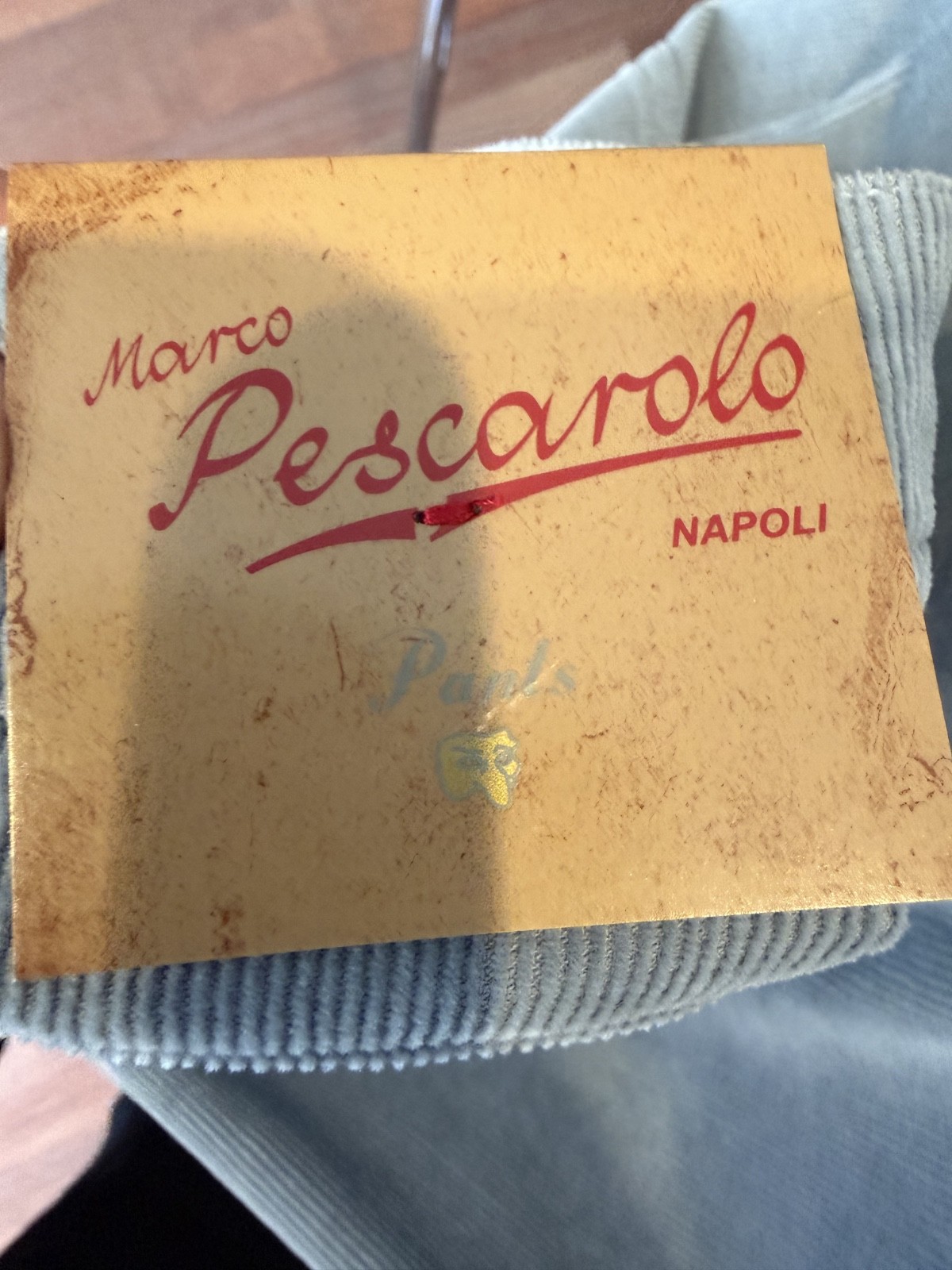 Marco Pescarolo Grey Corduroy pants 54