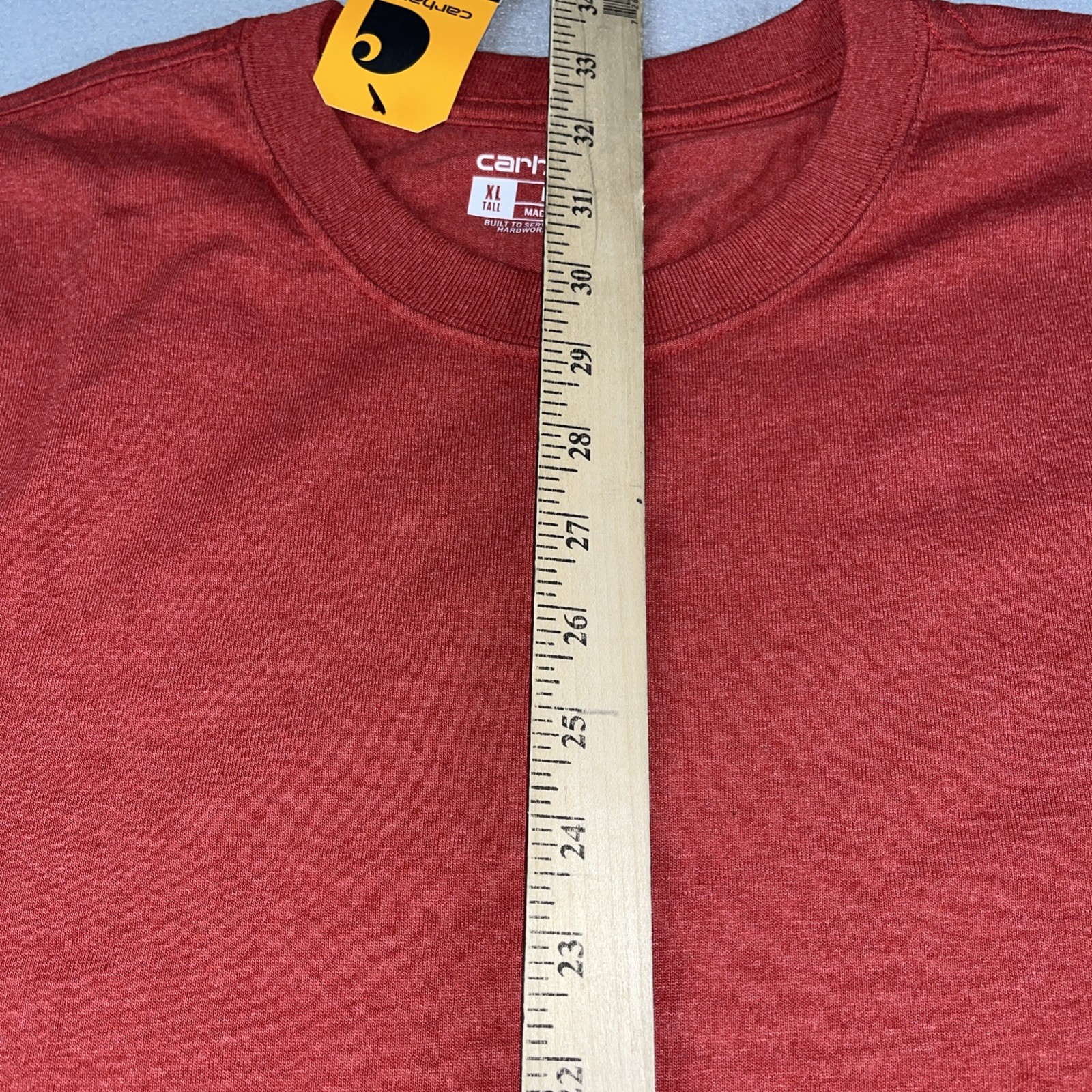 CARHARTT Loose Fit Heavyweight Long-Sleeve Logo Sleeve Graphic Size XL-Tall