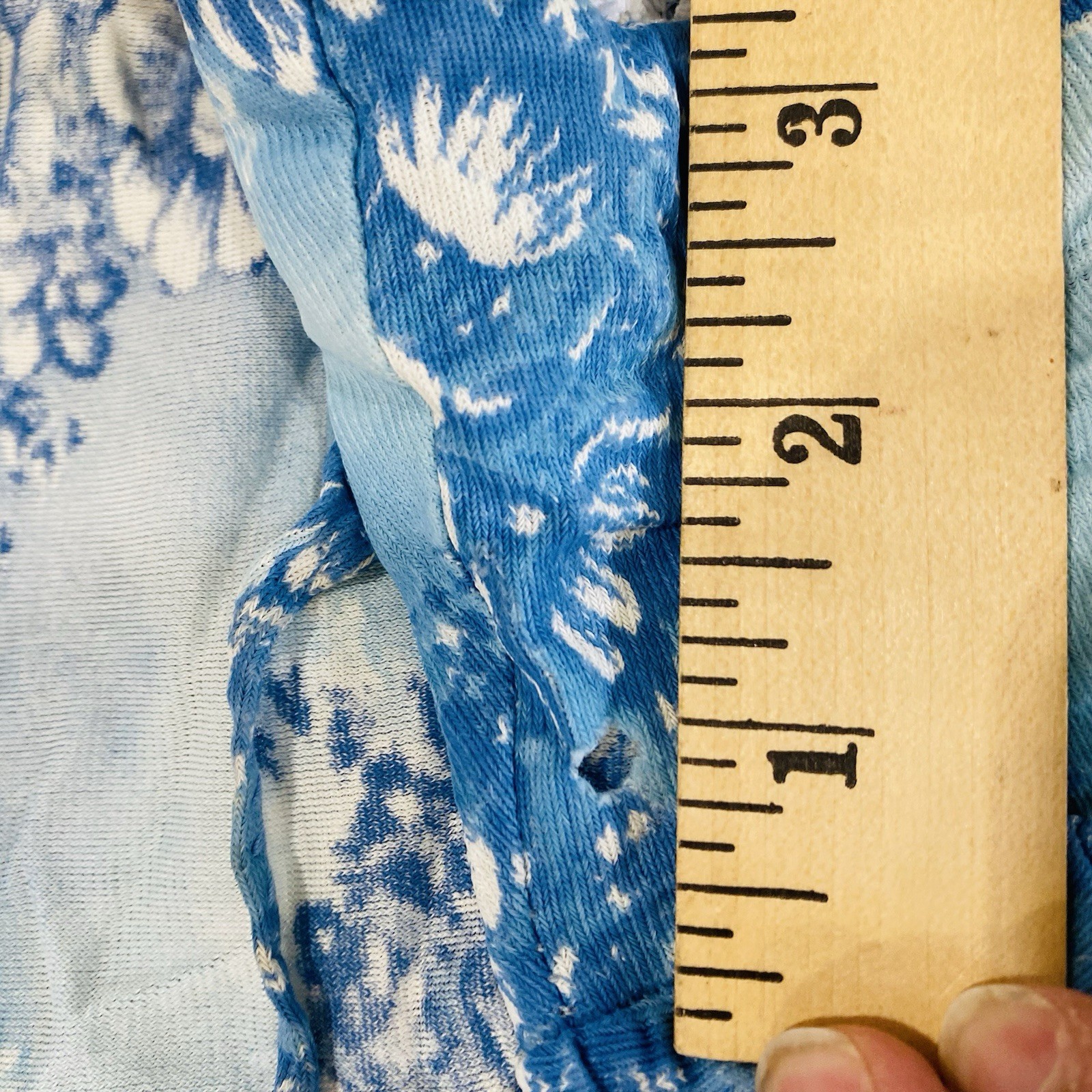 Vintage 70s Blue Floral Maxi Dress Victorian Prairie Edwardian Style Small Beach