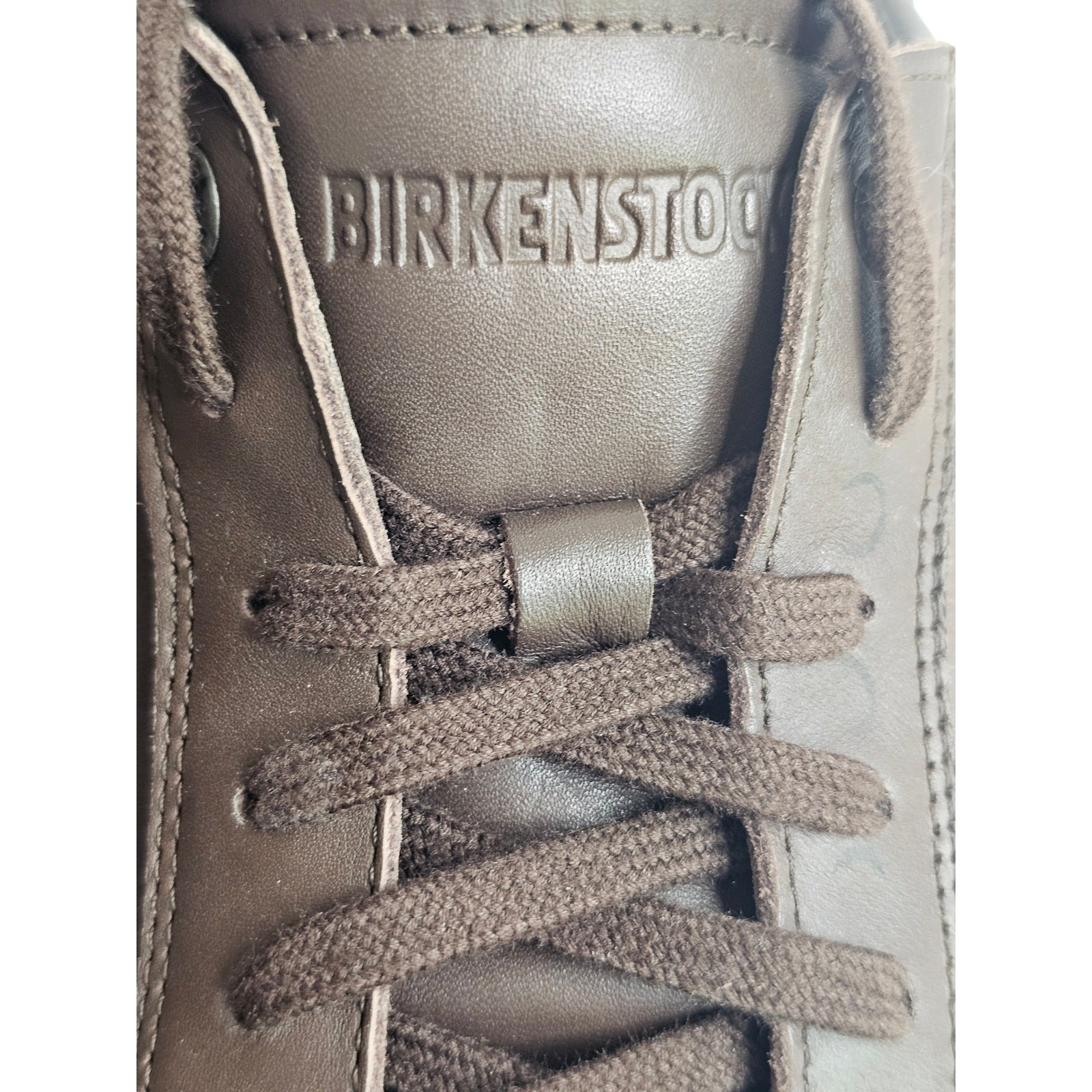 NWOB Birkenstock Bend Low Leather Dark Brown Sneakers 42/9