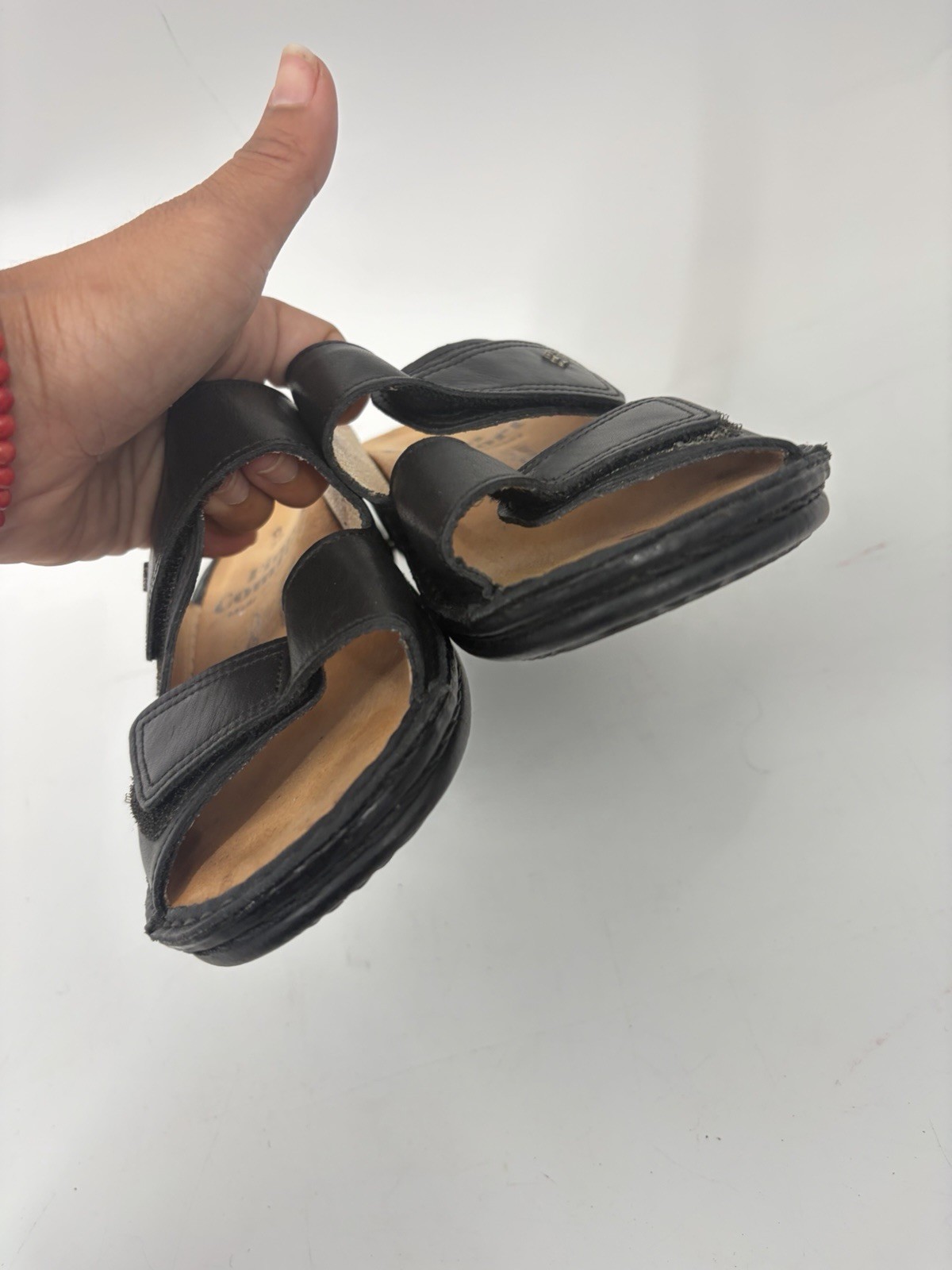 Finn Comfort Women’s Size 36 D US 5.5 Sandal Soft Jamaica Black Made In Germany