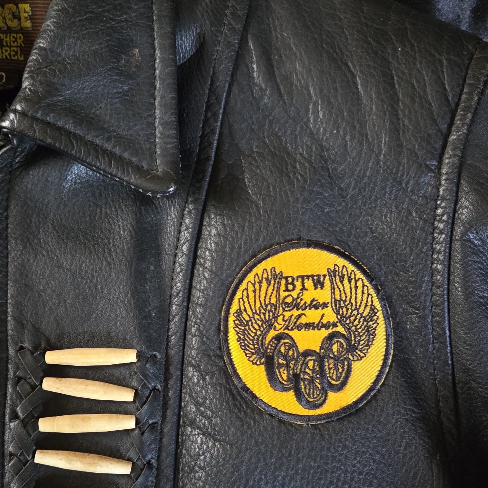 Vintage Force Leather Apperal jacket