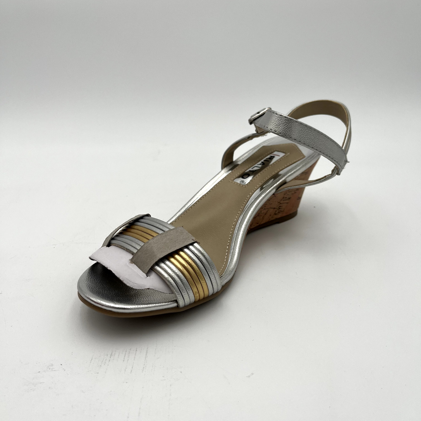 Women’s RIALTO Cadis Open Toe Casual Platform Sandals MultiColor, Sz 7, MSRP $30
