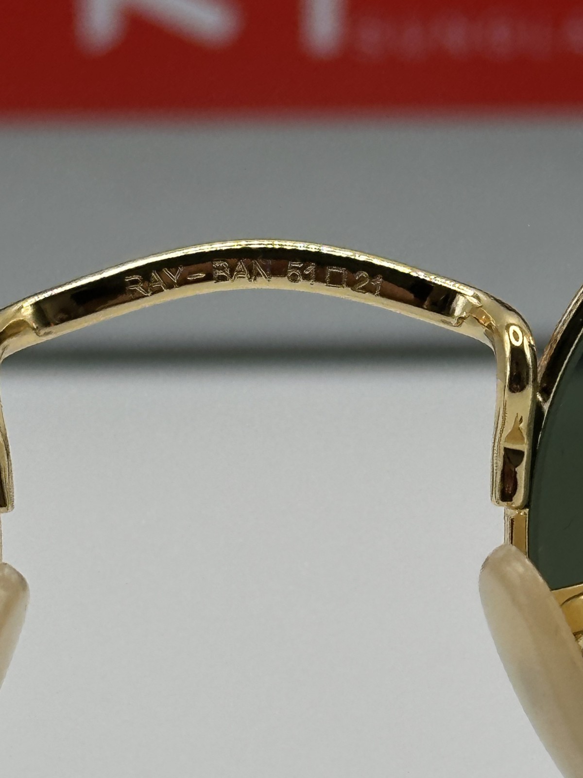 Ray Ban Sunglasses OVAL RB3547 001/31 Gold Frame /Green G-15 Lens 54MM