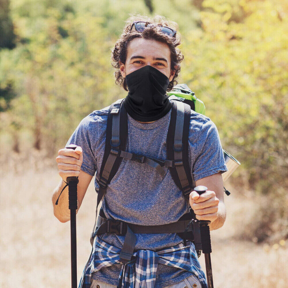 Outdoor UV Protection Half Face Mask Scarf Cycling Magic Neck Gaiter Face Cover