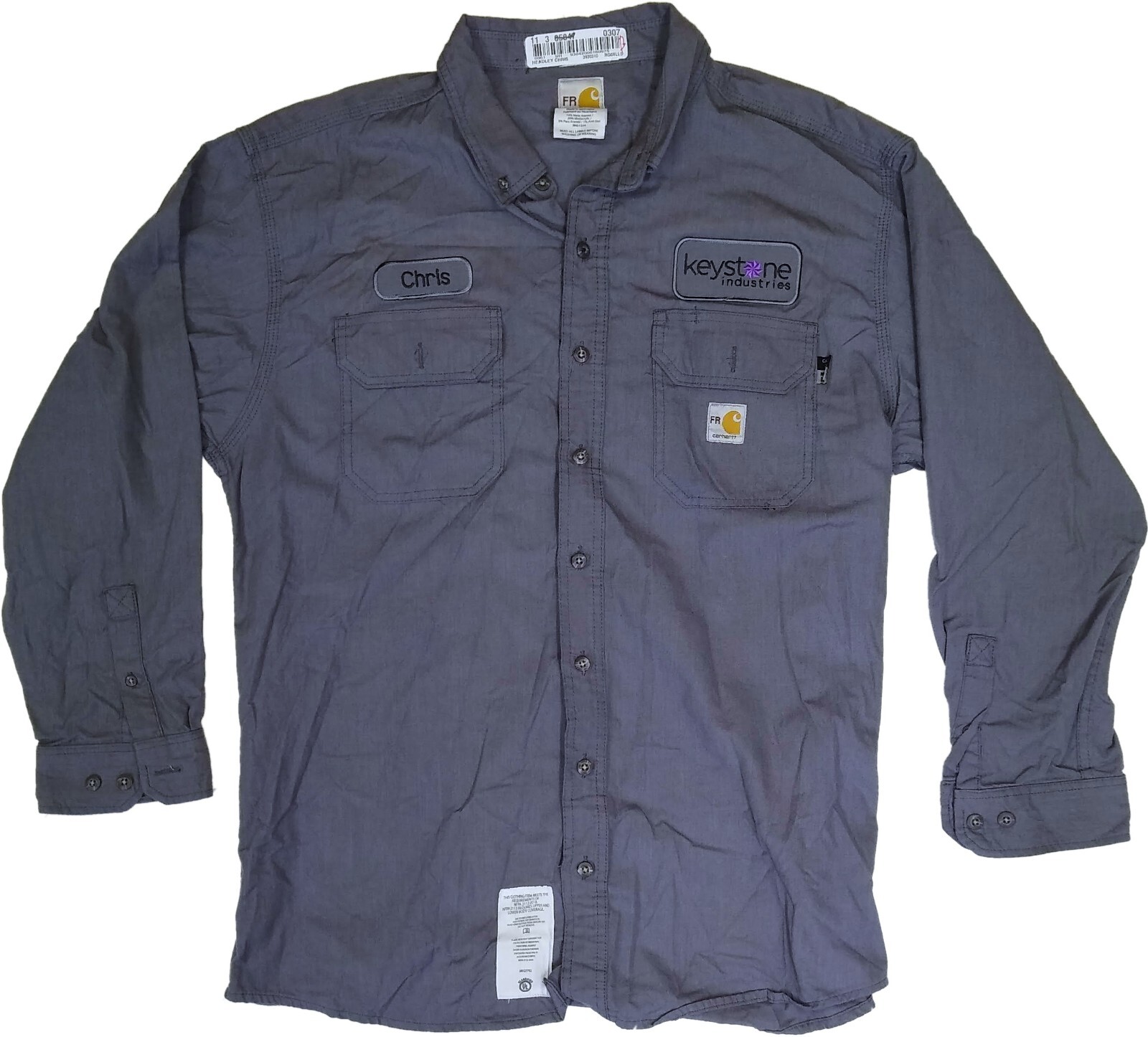 Used Flame Resistant FR Work Shirts Blue, Khaki, Navy Bulwark Carhartt and other