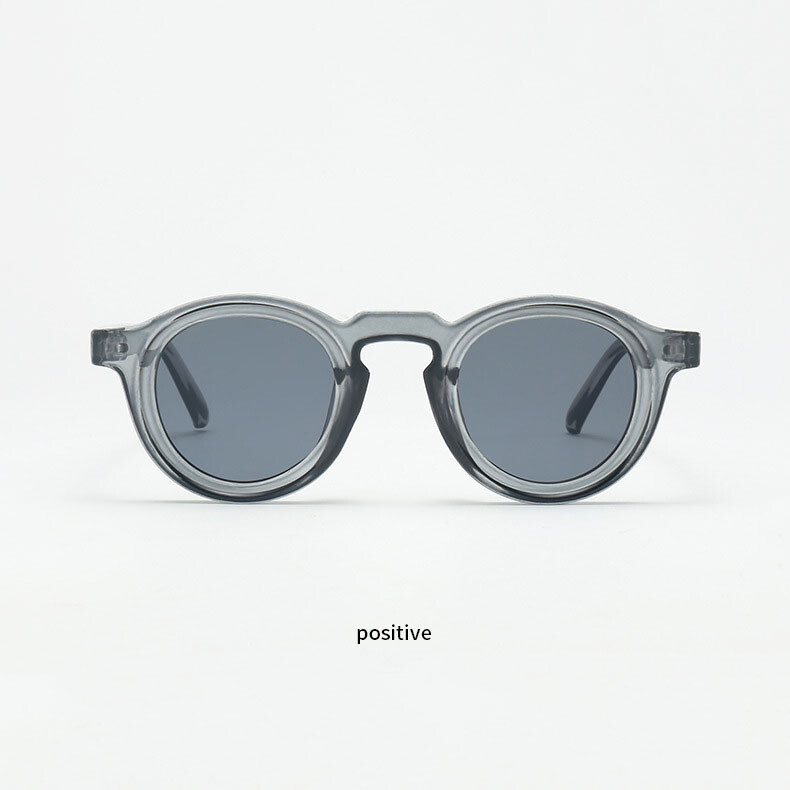 Unisex Round UV Protection Sunglasses Fashion Thick Frame Driving Shade Glasses