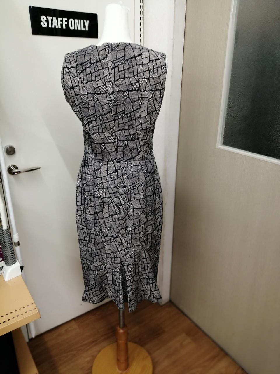 Max Mara 10 Pattern Cotton Dress, Women’s, Approx 38in Length