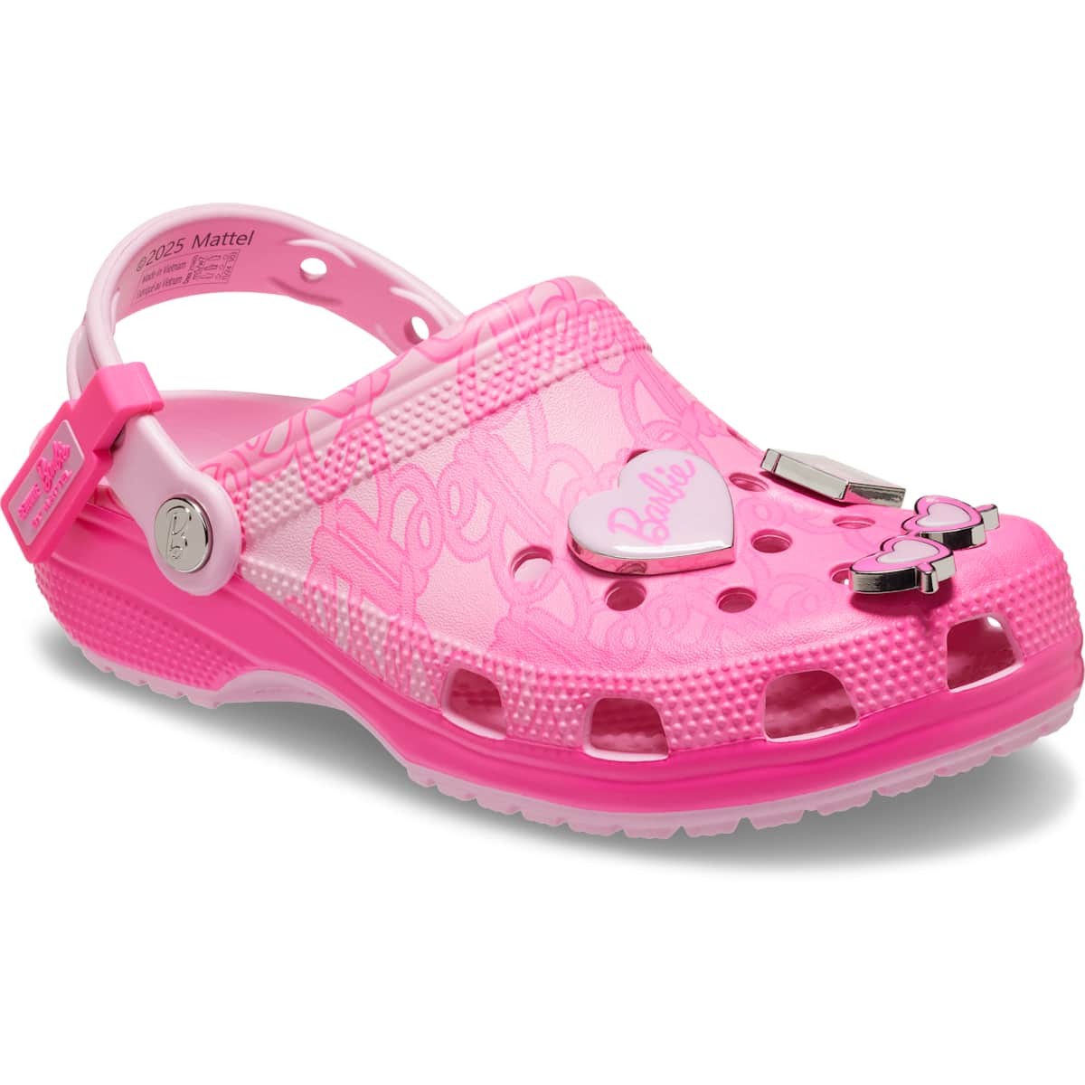Crocs Adult Mattel Pink Barbie Classic Clogs