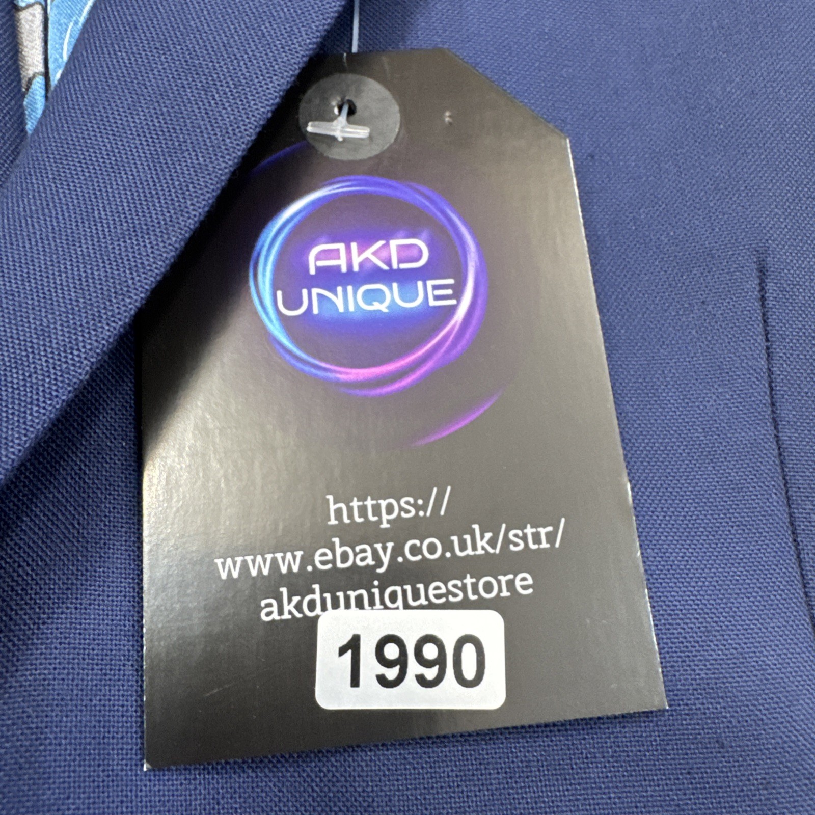 NEXT TAILORING Blue Slim Fit Modern Suit Jacket Blazer Chest 38 Short