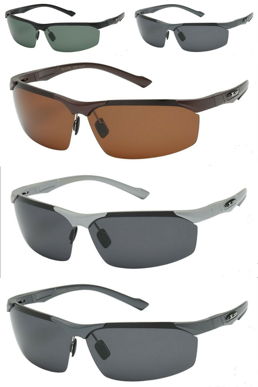 New Polarized X-Loop 100% UV400 Fishing Hiking Sports Mens Sunglasses PZ-X2558