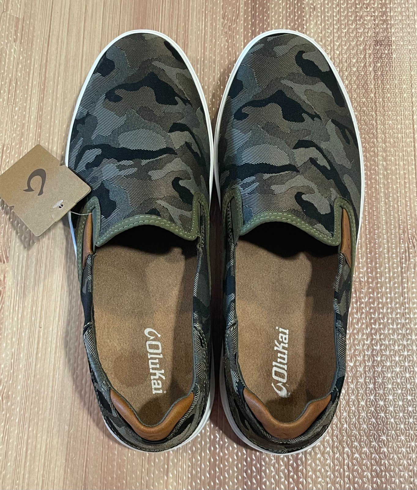 NEW Olukai Lae’Ahi Pa’i Men’s Camo Slip-On Shoes (MSRP:$130)