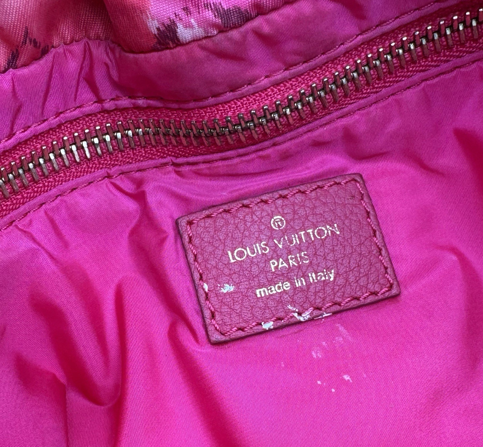 Louis Vuitton Noefull Limited Edition Indian Rose Monogram lkat Floral Nylon Bag