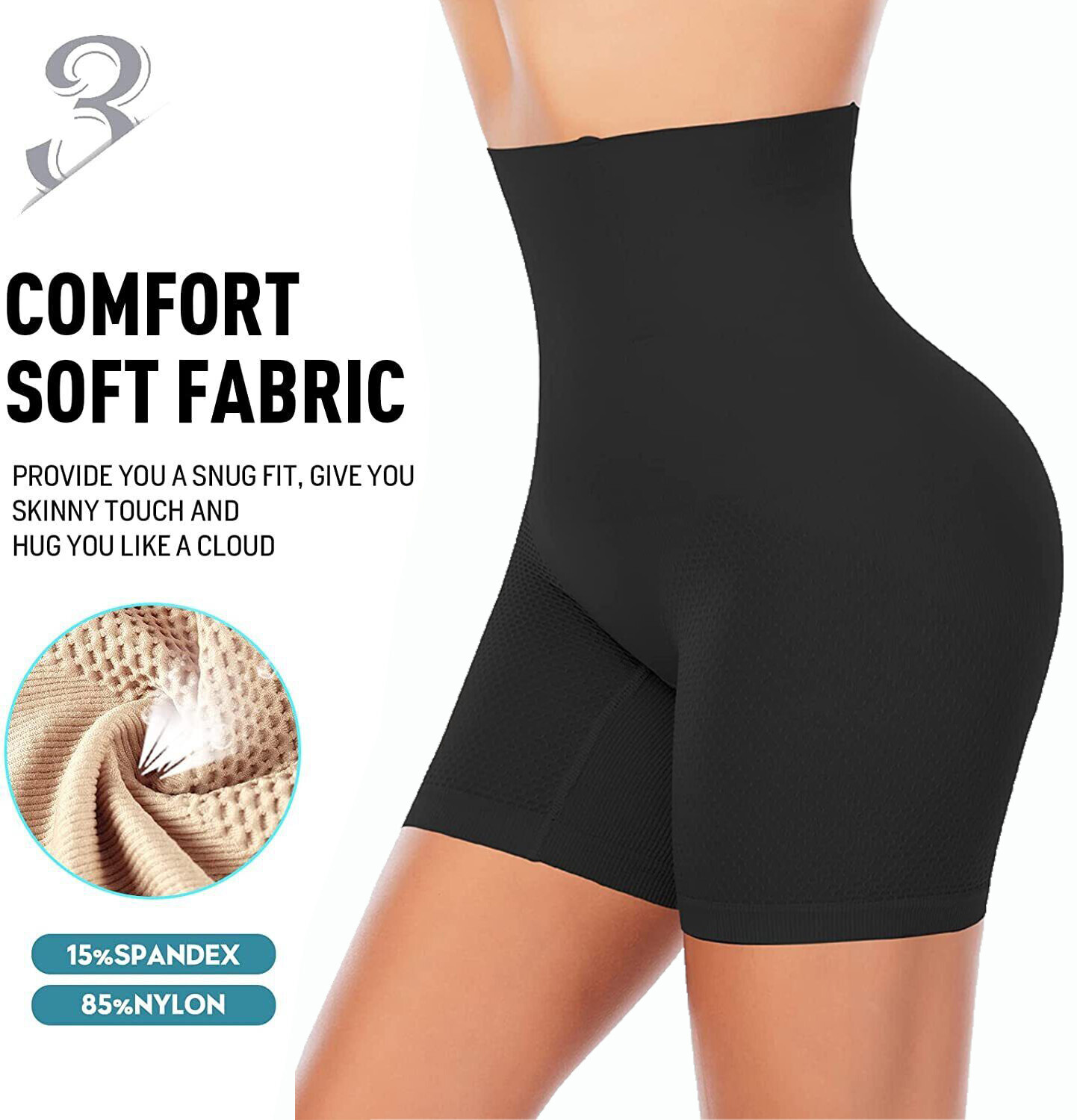 Shapermint Empetua By All Day Every Day High Waisted Shaper Short Sizes: S-4XL