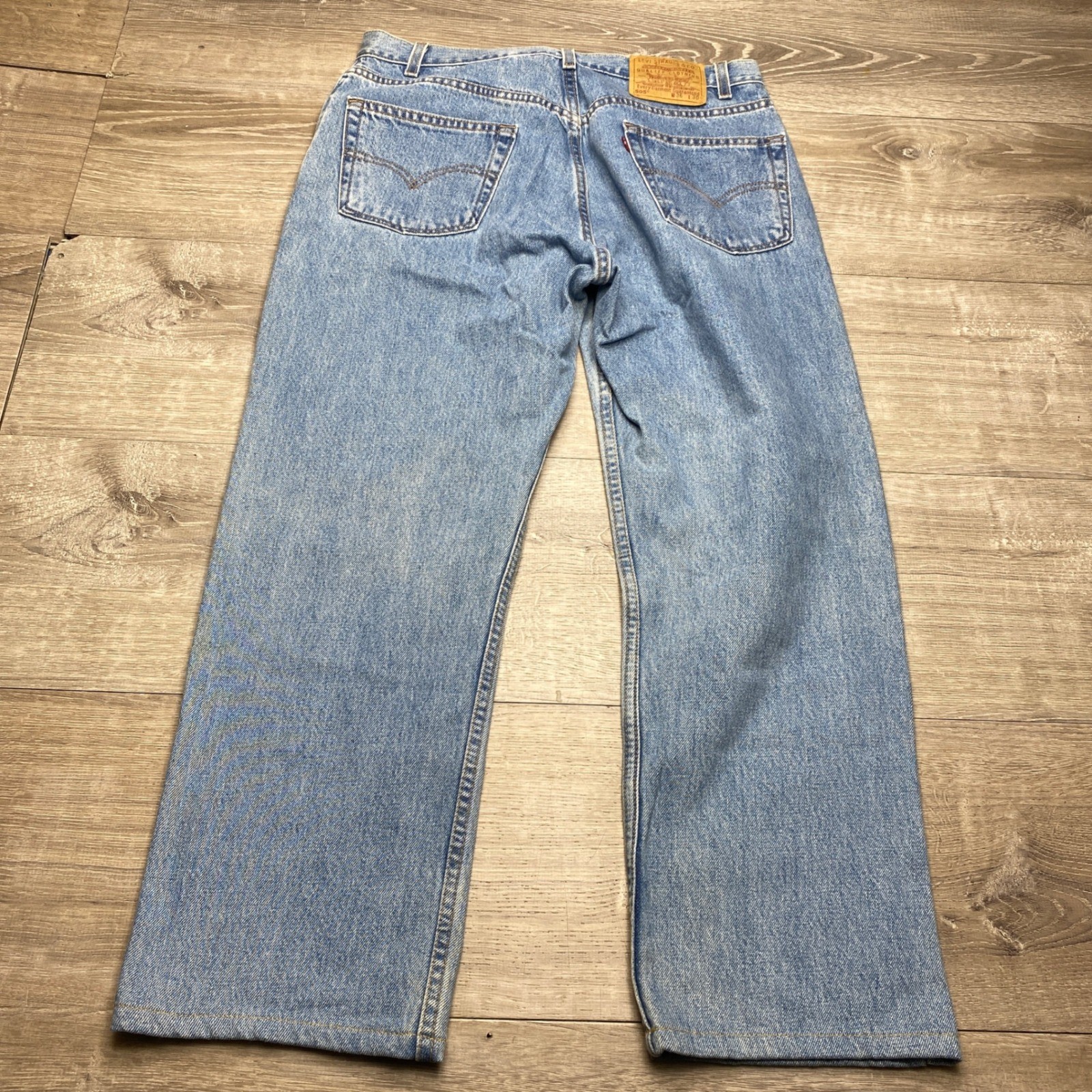 Levi’s 512 Jeans Mens 36×30 Blue Vintage Made USA 2000 Straight Leg Denim