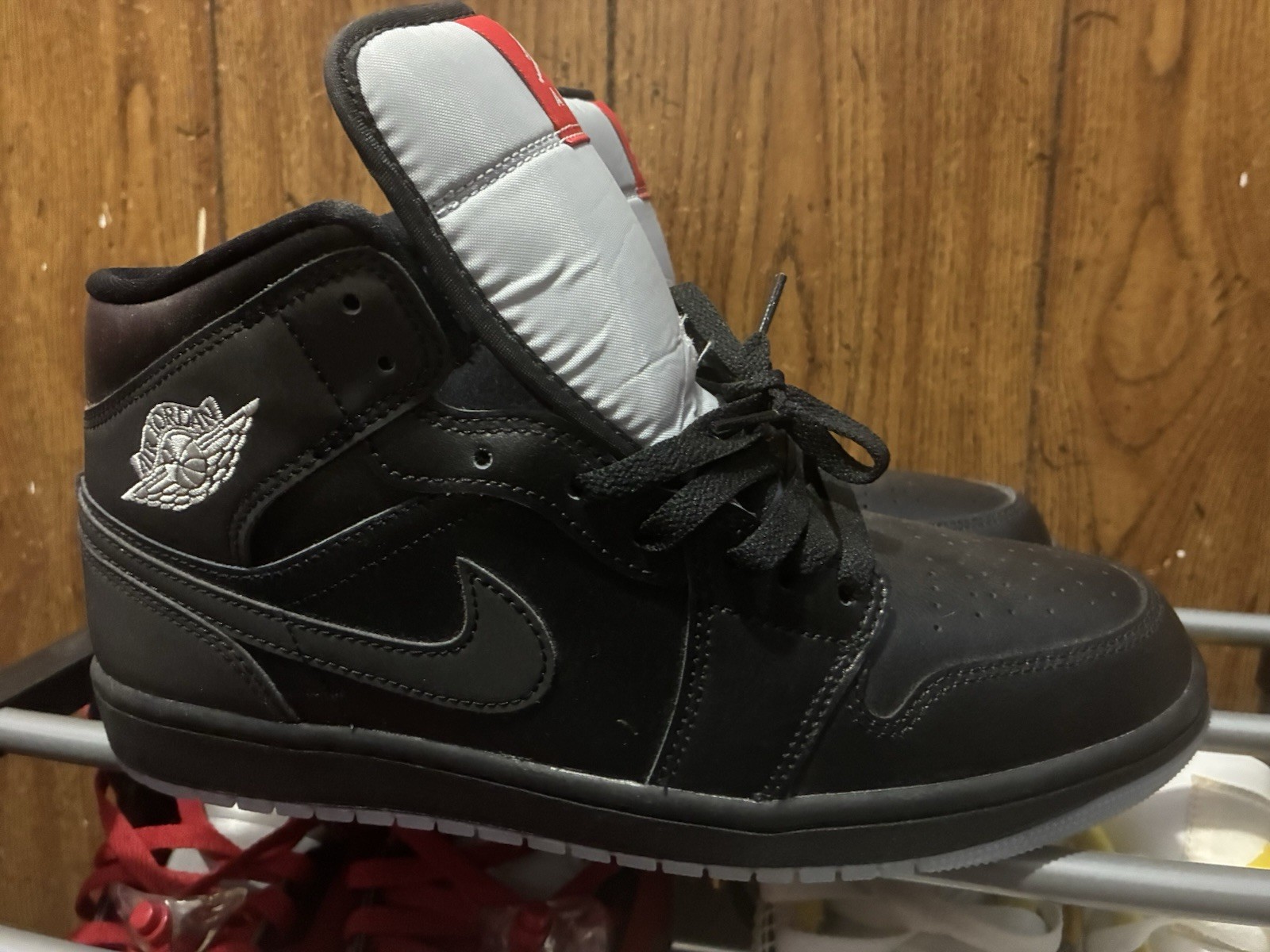 Size 10 – Air Jordan 1 SE Mid Black Metallic Reimagined