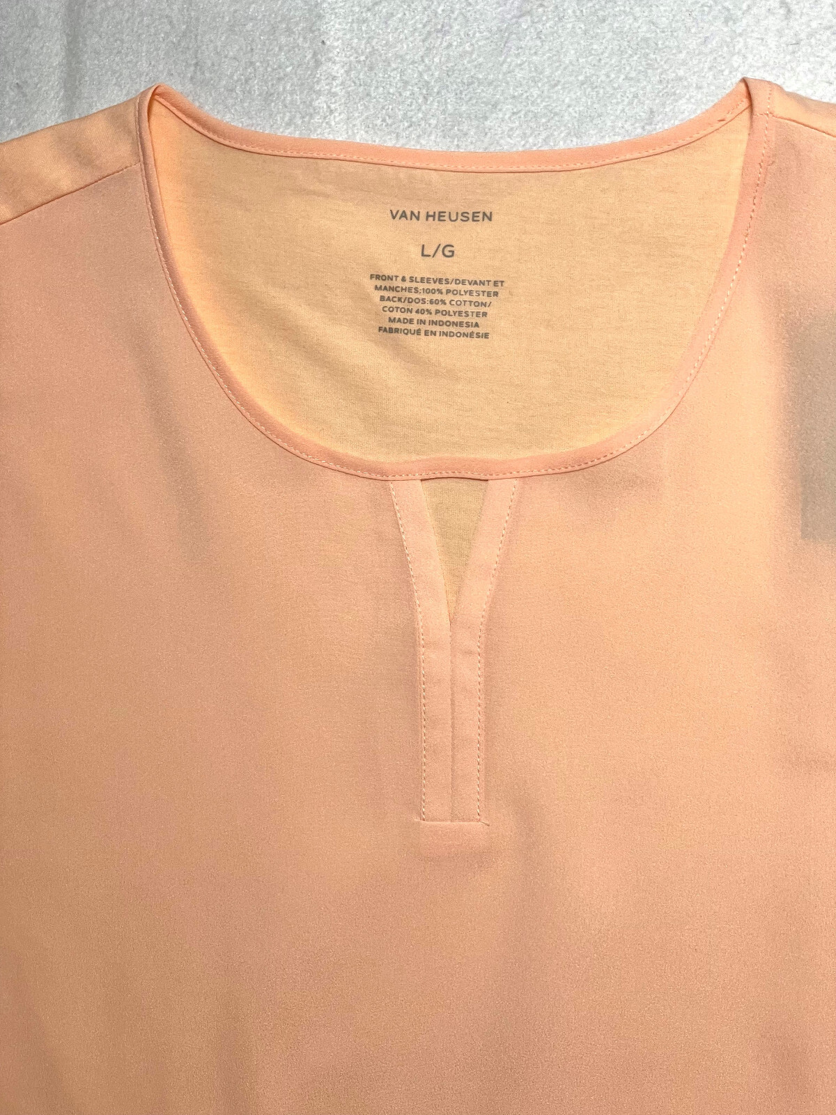 Women’s Blouse Van Heusen, Short Sleeves Top Mint Green, Blue, Cantaloupe NWT