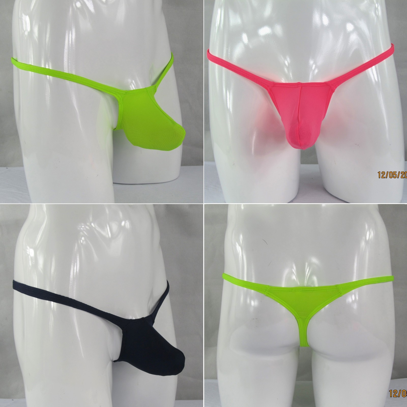 K403 B Mens Underwear Bulge String Thong Pouch Grape Smugglers soft Jersey