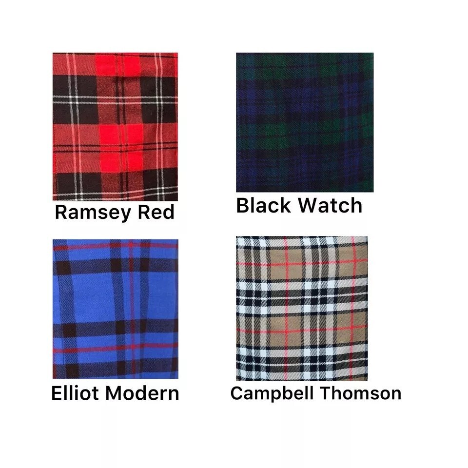 Men’s Scottish Traditional Tartan kilt Outfit 10 Pieces Kilt Set Wedding Outfit
