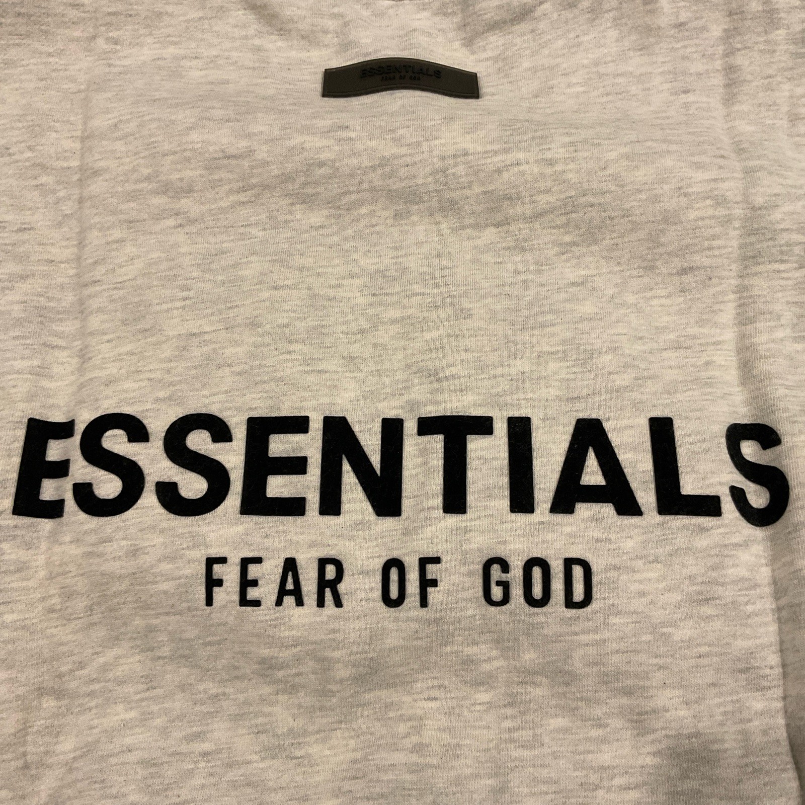 Essentials Fear Of God Sweatshirt Light Oatmeal (Extra Small)