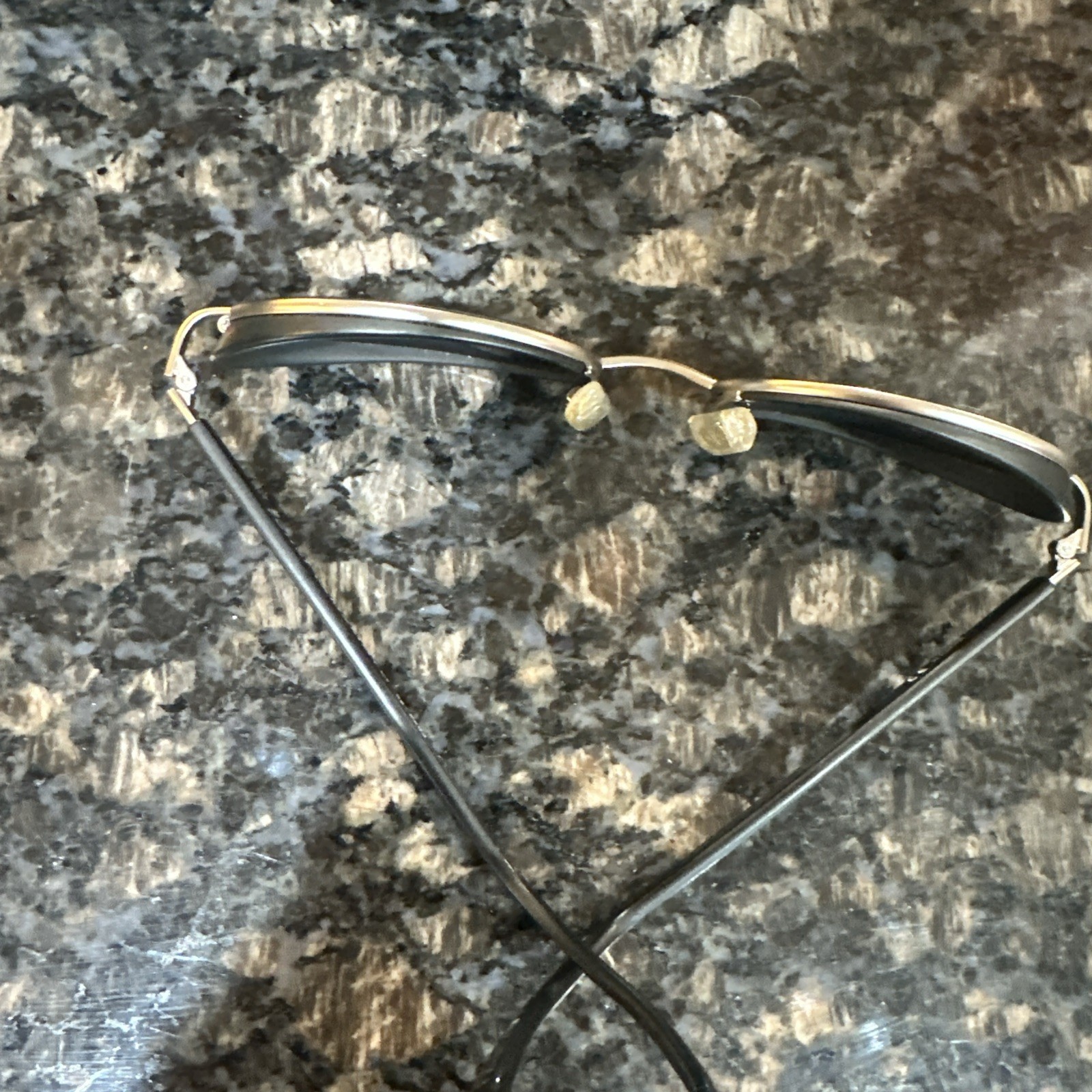 90s Yohji Yamamoto Men’s Oval Sunglasses – Metal Frame 52-6203 – Japan
