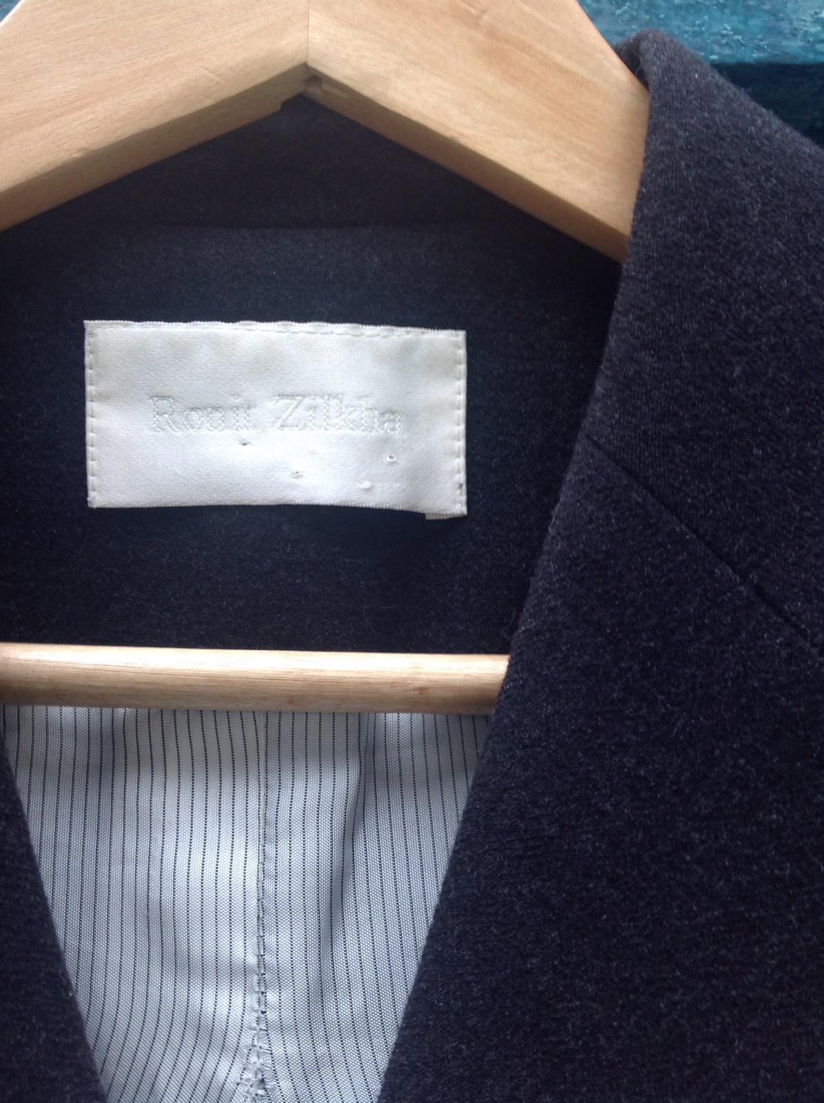 Womens Jacket Size 14 Designer Ronit Zilkha Grey Wool VGC WORN ON FILM INC UK PP