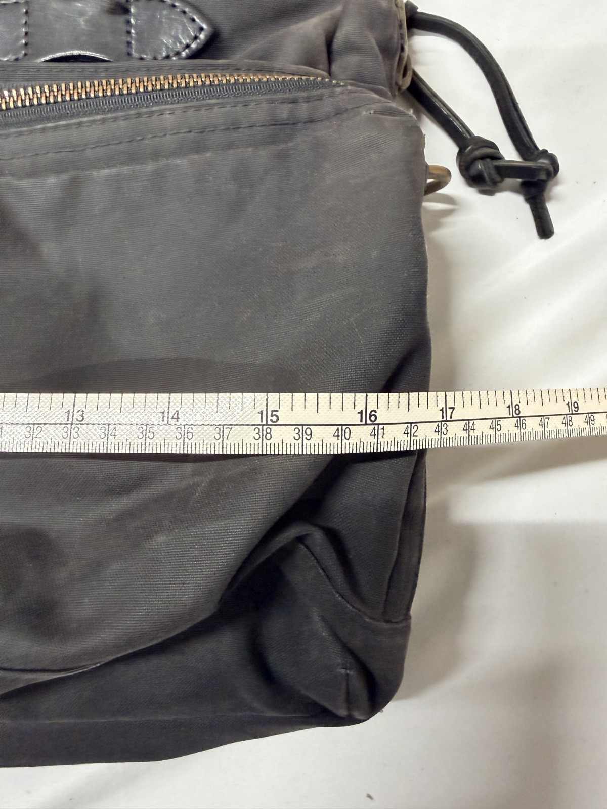 Filson 24 Hour Bag Tin Cloth Briefcase Black Made In USA Waxed Cotton